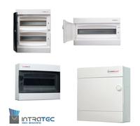 Boîte à fusibles encastrée IP40 pour locaux humides avec porte transparente