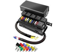 Boîte à fusibles et relais Vlot 12/24 V précâblée avec 6 un bloc de ATC/ATO 11 voies for automobile(JD1912 12V 4PIN)