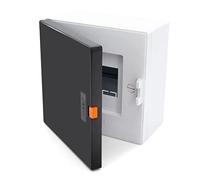 Boîte à fusibles - Montage en saillie - IP40 - Petit distributeur - 4 modules - 1 rangée - Avec niveau à bulle