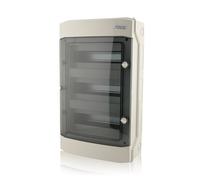 Boîte à fusibles pour locaux humides Montage apparent 3 rangées 36 modules IP65