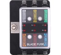 Boîte à fusibles, support M5 Stud 30a Feu d'avertissement LED pour van -auto -bateau