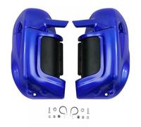 Boîte à gants de carénage de jambe ventilée inférieure compatible avec Touring Road King Street Electra 1983-2013(Blue)