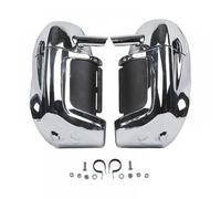 Boîte à gants de carénage de jambe ventilée inférieure compatible avec Touring Road King Street Electra 1983-2013(Chrome)