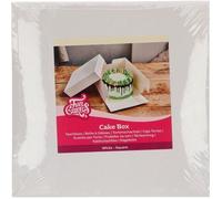 BOÎTE À GÂTEAU 25X25X15CM BLANC