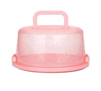 Boîte à gâteau portable Handle de porte-récipient à tarte à tarte à tarte Round Transport du couvercle Lock