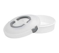 Lily Cook Boîte à gâteaux Transportable Pratique Blanc et vert