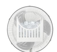 Boîte à glace avec ventilateur électrique - Support de souffleur à vent suspendu, étui d'accessoires synthétiques de haute qualité, boîte porte-glace pour chaud | Météo été cuisine chambre salon