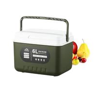 Boîte à glace isolée compacte - Pinnacle Cool Box Cooler Ice Box | Grande boîte à glace haute performance | Camping, plage, voyages et pique-niques | Le réfrigérateur portable avec poignée maintient