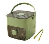 Boîte à glaçons avec couvercle - Double couche - Récipient portable - Grande capacité - Bac de conservation de cuisine - Bac de congélation pour bar, vie quotidienne, fête, boisson domestique