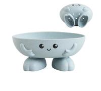 Boîte à gomme pour porte-savon pour barre de savon, draineur de salle de bain, plateau de sodium de la maison pour la maison, gagnant créatif et élégant pour la douche et les somers