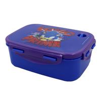 Boîte À Goûter 17x12x7 Cm Sonic Prime En Pvc À Couvercle À Charnière Bleu / Violet / Clair / Gris TU