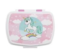 Boîte à goûter, à déjeuner, à sandwich pour enfants, motif licorne