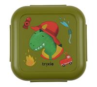 Boîte à goûter avec clips Carrée - Fireman Mr. Dino