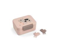 Boîte à goûter avec piques snack Tiny farm Rose