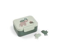 Boîte à goûter avec piques snack Tiny trails Vert