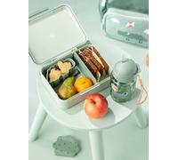Boîte à goûter avec séparateur vert TU