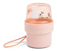 Boîte à goûter double petit tiny farm rose TU