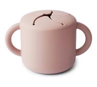 Boîte à goûter en silicone avec poignées - Blush