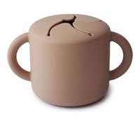 Boîte à goûter en silicone avec poignées - Natural