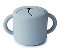 Boîte à goûter en silicone avec poignées - Powder Blue