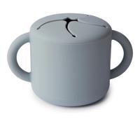 Boîte à goûter en silicone avec poignées - Stone