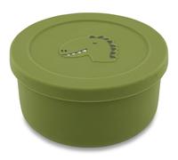 Trixie Pot à goûter en silicone Mr. Dino – Couvercle, doux, durable, étanche, facile à nettoyer – Pour tout-petits