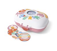 monbento - Boite a Gouter Enfant Gram graphic Papercut - Boite a Gouter sans BPA Ideale pour Ecole, Pique-nique, Vacances - Boite a Gouter Fille avec Motif Fleurs - Personnalisable et Résistante