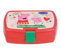 Boîte à goûter enfant Fun House Peppa Pig Rouge 17x6,5x13,5 cm