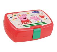 Boîte à goûter enfant - JEMINI - Jemini Peppa Pig - Rouge - H.6,5 x L.17 x P.13,5 CM - Vaisselle réutilisable