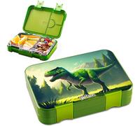Boite A Gouter Enfant Toni-Lunch Box Avec 6 Compartiments-Bento Box Sans Bpa-Pour L'école Et La Maternelle-Lunch Box Jardín De Infantes,Escuela.[V83]