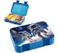 Boite A Gouter Enfant Toni-Lunch Box Avec 6 Compartiments-Bento Box Sans Bpa-Pour L'école Et La Maternelle-Lunch Box Jardín De Infantes,Escuela.[V88]