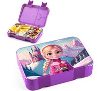 Boite A Gouter Enfant Toni-Lunch Box Avec 6 Compartiments-Bento Box Sans Bpa-Pour L'école Et La Maternelle-Lunch Box Jardín De Infantes,Escuela.[V81]