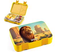 Boite A Gouter Enfant Toni-Lunch Box Avec 6 Compartiments-Bento Box Sans Bpa-Pour L'école Et La Maternelle-Lunch Box Jardín De Infantes,Escuela.[V87]