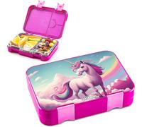 Boite A Gouter Enfant Toni-Lunch Box Avec 6 Compartiments-Bento Box Sans Bpa-Pour L'école Et La Maternelle-Lunch Box Jardín De Infantes,Escuela.[V86]