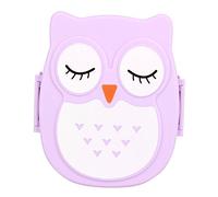 Boite A Gouter Ent,Boite A Goûter Fille,Portapranzo G,Boite A Gouter Ent Fille,Porta Merenda,Intil,Hibou Lu Box Plastue Portable Cartoon Lu Box