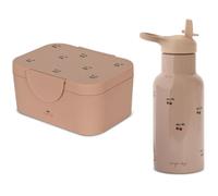 Boîte à goûter + gourde Cherry blush