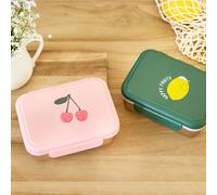 Boîte à goûter inox Happy Fruits Cherry