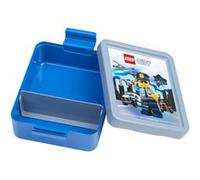 Boîte à goûter LUNCH BOX CITY, bleu