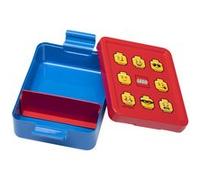 Boîte à goûter LUNCH BOX ICONIC, rouge/bleu