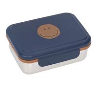 LÄSSIG Chaussettes Unisexes antidérapantes pour Enfants Lot de 2/ Bleu/Caramel Taille 23-26