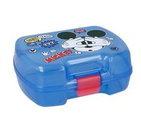 Mickey Mouse Boite à Goûter pour Enfant en Plastique Ultra Solide Bleu ciel