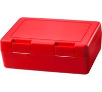 Boîte à goûter pour enfants "Dinnerbox" - BPA-FREE & GERMANY - Boîte à goûter avec fermeture sécurisée par clic, boîte de pause robuste pour enfants & adultes - standard-rouge