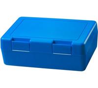 Boîte à goûter pour enfants "Dinnerbox" - BPA-FREE & GERMANY - Boîte à goûter avec fermeture sécurisée par clic, boîte de pause robuste pour enfants & adultes - bleu standard PP