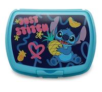 DISNEY STITCH - Boîte à Goûter STITCH - Idéale pour l’École et les Sorties - Compacte et Colorée - Sans BPA selon la réglementation en vigueur - Facile à Nettoyer - 1 Compartiment