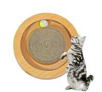 Boîte à griffer pour Chat - Tapis à gratter avec Boule Cloche à l' à Chat - Boîte de Jeu en Carton - Jouet pour Chat de Plusieurs Formes - Soulage l'ennui et Augmente l'interaction Woteg