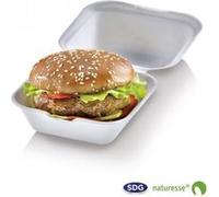 Boîte à Hamburger en Pulpe de Cellulose Biodégradable 600 à 900 ml SDG x 500