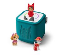 tonies Toniebox 2 Pack Boite à Histoire pour Enfant 1 à 9 Ans, Robuste & Facile à Utiliser, La Pat' Patrouille, 2 Figurines, Vert Océan