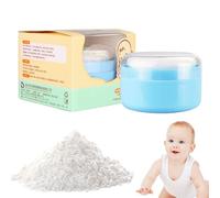Boîte à houppette pour le corps - Boîte à poussière étanche avec houppette - Idéal pour talc, bain et vrac