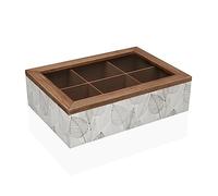 Boîte à Infusions Versa Gardee Bois 17 x 7 x 24 cm