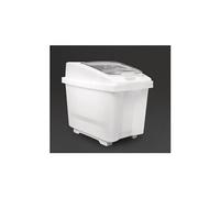 Boîte à ingrédients transparente avec roulettes - 100 L - Polyéthylène10000 cl